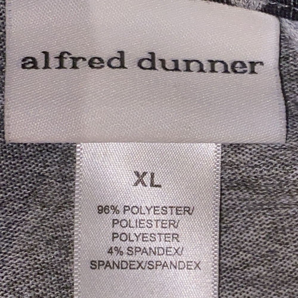 Alfred Dunner Geometric Patterned Hoodie - Picture 3 of 5